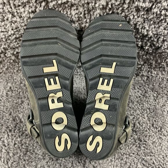 Sorel Boots Womens 7.5 Joan of Artic Wedge II Ankle Bootie Gray Wedge NL3360-052 - Picture 7 of 8